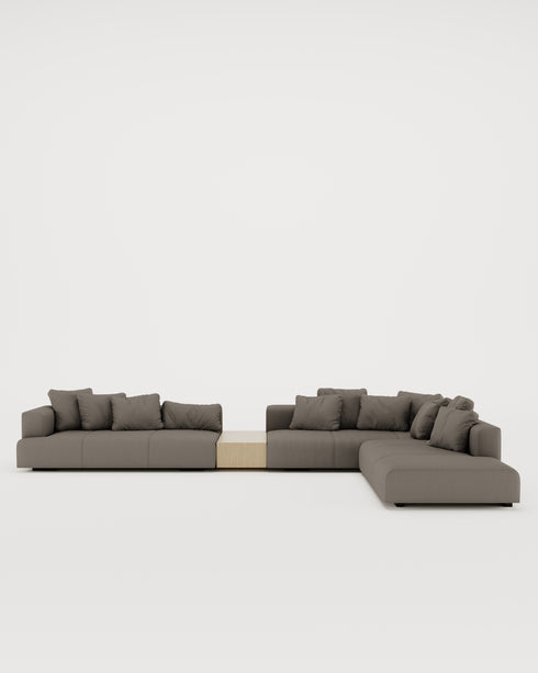 DALLAS CORNER SOFA - TABLE